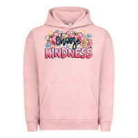 Pigment Salmon Choose kindness Urban Hoodie - JahusDesignShop