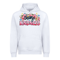 White Choose kindness Urban Hoodie - JahusDesignShop