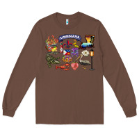 Chestnut preview louisiana state Long Sleeve Tee - BarkalooDesign