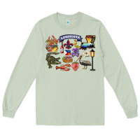 Matcha preview louisiana state Long Sleeve Tee - BarkalooDesign