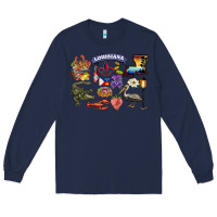 Navy preview louisiana state Long Sleeve Tee - BarkalooDesign