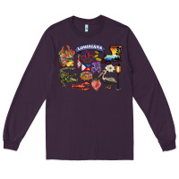 Plum preview louisiana state Long Sleeve Tee - BarkalooDesign