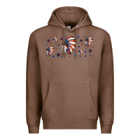 Chestnut patriotic native American headdress 16oz libbey cup Premium Hoodie - HRA Design Shop