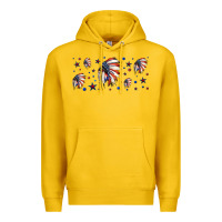 Lemon patriotic native American headdress 16oz libbey cup Premium Hoodie - HRA Design Shop