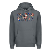 Rock patriotic native American headdress 16oz libbey cup Premium Hoodie - HRA Design Shop