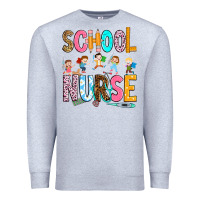 Heather Grey school nurse Premium Sweatshirt - RanaPortraitStore