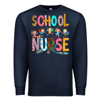 Navy school nurse Premium Sweatshirt - RanaPortraitStore