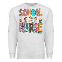 Oatmeal Heather school nurse Premium Sweatshirt - RanaPortraitStore