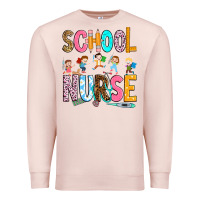 Pale Pink school nurse Premium Sweatshirt - RanaPortraitStore