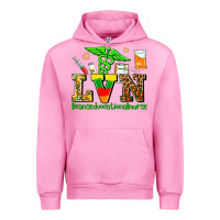 Fuchsia Pink lvn juneteenth licensed vocational nurse with croc Urban Hoodie - AdoDesignShop
