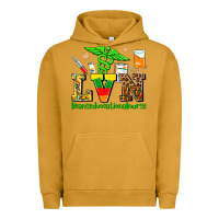 Pigment Peanut Butter lvn juneteenth licensed vocational nurse with croc Urban Hoodie - AdoDesignShop