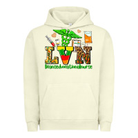 Pigment Pistachio lvn juneteenth licensed vocational nurse with croc Urban Hoodie - AdoDesignShop