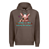 Coffee don't go bacon my heart Premium Hoodie - CowhideDigitalArt