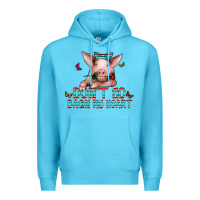 Ocean Blue don't go bacon my heart Premium Hoodie - CowhideDigitalArt