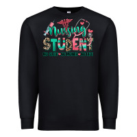 Black nursing student no sleep no money no life Premium Sweatshirt - RanaPortraitStore