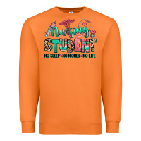Carrot nursing student no sleep no money no life Premium Sweatshirt - RanaPortraitStore