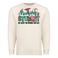 Sandshell nursing student no sleep no money no life Premium Sweatshirt - RanaPortraitStore