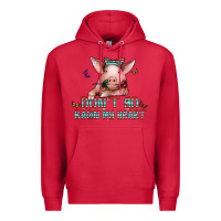 Cardinal don't go bacon my heart Premium Hoodie - CowhideDigitalArt