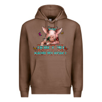 Chestnut don't go bacon my heart Premium Hoodie - CowhideDigitalArt