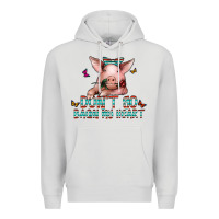Dove Grey don't go bacon my heart Premium Hoodie - CowhideDigitalArt