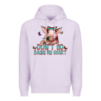 Lilac don't go bacon my heart Premium Hoodie - CowhideDigitalArt