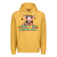 Mustard don't go bacon my heart Premium Hoodie - CowhideDigitalArt