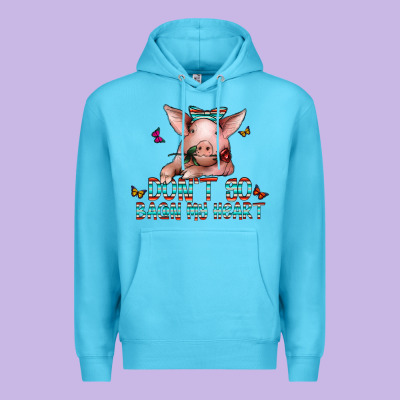 Don't Go Bacon My Heart Premium Hoodie Designed By Cowhidedigitalart
