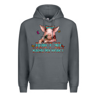 Rock don't go bacon my heart Premium Hoodie - CowhideDigitalArt
