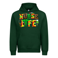 Forest Green juneteenth nurse life Urban Hoodie - AdoDesignShop