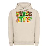 Pigment French Oak juneteenth nurse life Urban Hoodie - AdoDesignShop