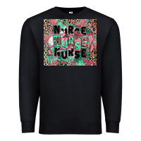 Black nurse Premium Sweatshirt - RanaPortraitStore