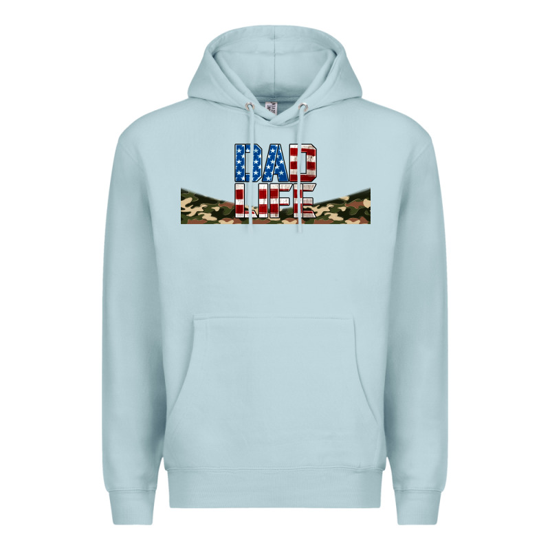 Patriotic Dad Life 16oz Libbey Cup Premium Hoodie by HRA Design Shop | Teevron