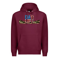 Burgundy patriotic dad life 16oz libbey cup Premium Hoodie - HRA Design Shop