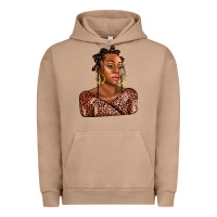 Pigment Burro afro woman Urban Hoodie - AdoDesignShop