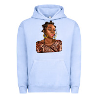 Pigment Grape Ice afro woman Urban Hoodie - AdoDesignShop