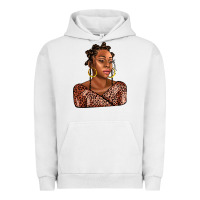Pigment Lunar Rock afro woman Urban Hoodie - AdoDesignShop