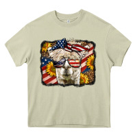 Mossy Western 4th Of July Lama Background Heavy Core Tee - LillyAllenDesigns