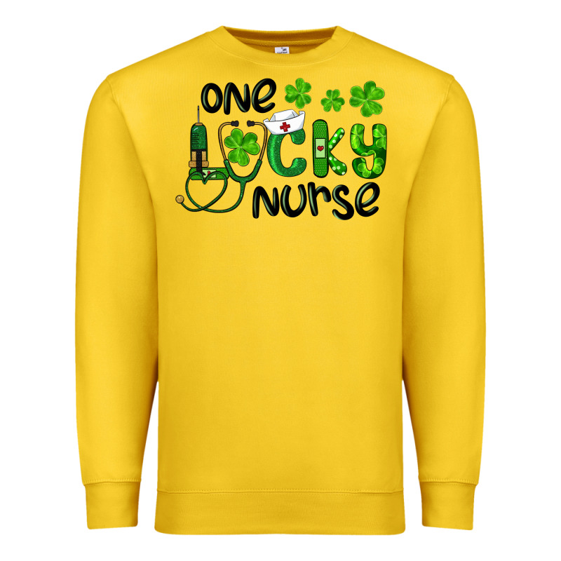 One Lucky Nurse Premium Sweatshirt by RanaPortraitStore | Teevron