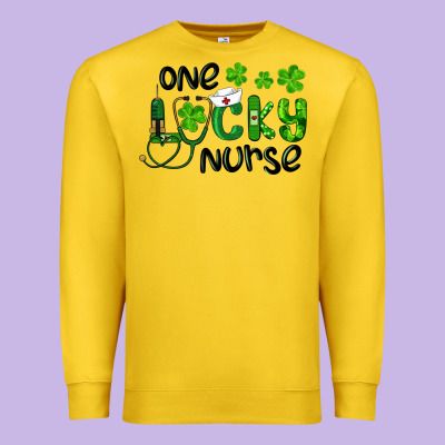 Premium Sweatshirt one lucky nurse