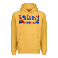 Mustard floral american mama 16oz libbey cup Premium Hoodie - HRA Design Shop