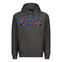 Smoke floral american mama 16oz libbey cup Premium Hoodie - HRA Design Shop