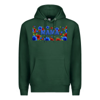 Sports Green floral american mama 16oz libbey cup Premium Hoodie - HRA Design Shop
