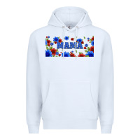 White floral american mama 16oz libbey cup Premium Hoodie - HRA Design Shop