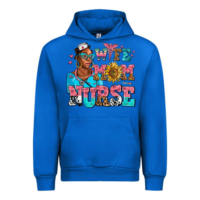 Afro Wife Mom Nurse Urban Hoodie by AdoDesignShop | Teevron