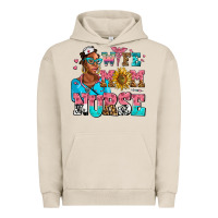 Pigment French Oak afro wife mom nurse Urban Hoodie - AdoDesignShop