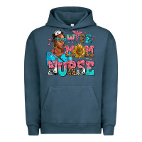 Pigment Midnight Navy afro wife mom nurse Urban Hoodie - AdoDesignShop