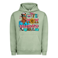 Pigment Oil Green afro wife mom nurse Urban Hoodie - AdoDesignShop