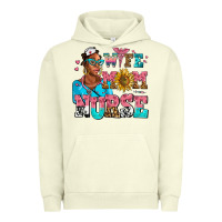 Pigment Pistachio afro wife mom nurse Urban Hoodie - AdoDesignShop