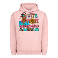 Pigment Salmon afro wife mom nurse Urban Hoodie - AdoDesignShop