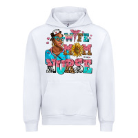 White afro wife mom nurse Urban Hoodie - AdoDesignShop